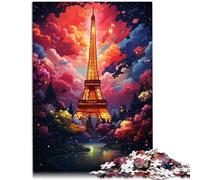 Puzzle 1000 pièces pour Adultes Tour de Tokyo Jeu Stimulant Puzzles 26x38cm Améliorez l'amour Entre Les Couples Convient aux Adolescents de 14 Ans et Plus