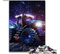 Puzzle 1000 pièces pour Adultes, Tracteur coloré en Bois, idée Cadeau Unique pour la décoration d'intérieur, 50x75cm. Un Casse-tête Stimulant - Un Jouet Relaxant pour Les Adolescents.