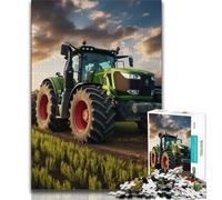 Puzzle 1000 pièces pour Adultes tracteurs 1000 pièces pour Adolescents Interaction Parent-Enfant à partir de 14 Ans 26x38cm