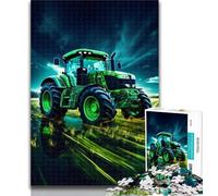 Puzzle 1000 pièces pour Adultes, tracteurs, Jouets éducatifs, idéal comme Cadeau pour Toute la Famille, 75x50cm