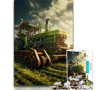 Puzzle 1000 pièces pour Adultes tracteurs pour Adolescents pièces entièrement emboîtables et de Formes aléatoires (50x75cm)