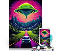 Puzzle 1000 pièces pour Adultes Trajet Nocturne Cosmique Jouets de Jeu pour Cadeau Familial Cadeau d'anniversaire, Cadeaux 38x52cm