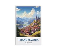 Puzzle 1000 pièces pour Adultes, Transylvanie, Roumanie. Jeu éducatif idéal pour se détendre et décorer Un Mur. Dimensions : 52 x 38 cm.