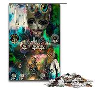 Puzzle 1000 pièces pour Adultes Trois Surveillants de l'espace Jouets à Faire soi même Superbes Cadeaux de Noël pour Adolescents de 14 Ans et Plus 75 x 50 cm