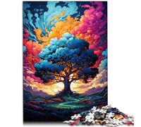Puzzle 1000 pièces pour Adultes Un Arbre Solitaire Le Puzzle Casse-tête est idéal comme Cadeau pour Toute la Famille 14,96 po x 20,47 po pour Les Adolescents de 14 Ans et Plus