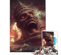 Puzzle 1000 pièces pour Adultes Un Cauchemar à la dérive sur la mer Jeu de Puzzle à Monter soi-même Décoration Parfaite Cadeau Unique pour Un Anniversaire ou Noël (Dimensions 38x26cm)