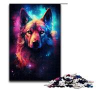 Puzzle 1000 pièces pour Adultes Un Chien glorieux Décoration Murale Cadeaux d'anniversaire et de Noël Uniques 75x50cm