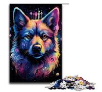 Puzzle 1000 pièces pour Adultes Un Jeu de Puzzle de Chien glorieux Décoration Parfaite pour Les Adolescents de 14 Ans et Plus 75x50cm