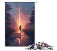 Puzzle 1000 pièces pour Adultes Un Long Chemin à parcourir - Jeu Stimulant Une œuvre d'art Convient aux Adolescents de 14 Ans et Plus 1000 pièces (38 x 26 cm)