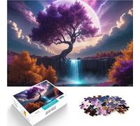 Puzzle 1000 pièces pour Adultes Un Voyage Fantastique Jeux éducatifs Décoration d'intérieur Cadeau pour Les Anniversaires 38x26cm