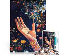 Puzzle 1000 pièces pour Adultes Une Main descend du Ciel offrant de l'art Jeu de Quiz Car C'est Un pour Toute la Famille 38x26cm