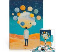 Puzzle 1000 pièces pour Adultes Une Personne se Tient Debout Fan Art Défi Difficile est idéal comme Cadeau pour Toute la Famille 52x38cm