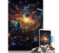 Puzzle 1000 pièces pour Adultes Univers coloré 1000 pièces pour Adolescents renforce l'amour Entre Les Couples à partir de 14 Ans 75x50cm