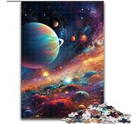 Puzzle 1000 pièces pour Adultes, Univers coloré, en Bois, Cadeau pour Hommes et Femmes, idéal pour Tous Les Jours et Occasions spéciales, 1000 pièces(50x75cm)
