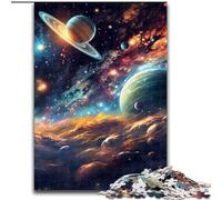 Puzzle 1000 pièces pour Adultes, Univers coloré, en Bois, Casse-tête Stimulant pour Les Adolescents, idéal pour la décoration intérieure ou comme Cadeau 1000 pièces(50x75cm)