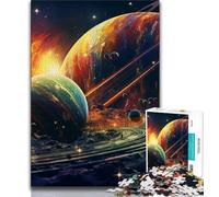 Puzzle 1000 pièces pour Adultes, Univers coloré, Jeux d'activités familiales stimulants, Jouet à Faire soi-même pour décoration Murale de la Maison, Cadeaux (Taille 38x26cm)
