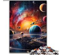 Puzzle 1000 pièces pour Adultes, Univers coloré, pour Adolescents, Jeux éducatifs en Famille, décoration d'intérieur, Cadeau (Taille : 26x38cm)