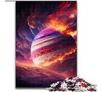 Puzzle 1000 pièces pour Adultes Univers Jupiter Puzzle 1000 pièces pour Adultes Parfait pour la décoration de la Maison et du Bureau, Les fêtes, Les Anniversaires et Les Cadeaux de Vacances 26x38cm