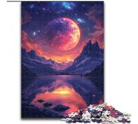 Puzzle 1000 pièces pour Adultes, Univers, planète, Puzzle en Bois, Jeu de réflexion pour Adolescents, pour Les fêtes, Taille 50x75cm