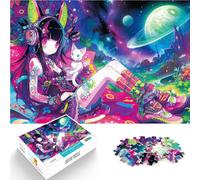 Puzzle 1000 pièces pour Adultes Univers psychédélique pour Le Jeu éducatif Challenge Toy est idéal comme Cadeau pour Toute la Famille 52x38cm