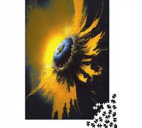 Puzzle 1000 Pièces pour Adultes, Univers Tournesol 465, Puzzle en Bois pour la Famille, Défi Mental, 1000 Pièces (75x50cm)