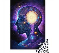 Puzzle 1000 pièces pour adultes, univers zen ésotérique, puzzle adulte, cadeau d'Halloween à partir de 14 ans, 1000 pièces (75 x 50 cm)