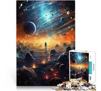 Puzzle 1000 pièces pour Adultes Œuvre d'art Cosmos pour Le Jeu éducatif Challenge Toy est idéal comme Cadeau pour Toute la Famille 38x26cm