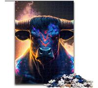 Puzzle 1000 pièces pour Adultes Vache mutante Puzzle 1000 pièces pour Adultes Jeu d'activité familiale, Décoration Murale Taille : 38x26cm