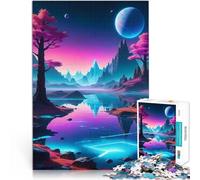 Puzzle 1000 pièces pour Adultes Vallée des Géants Séjour Anti-Stress pour Tuer Le Temps Renforcer l'amour Entre Les Couples 38x26cm