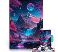 Puzzle 1000 pièces pour Adultes Vallée du Paysage de rêve Jouets éducatifs d'apprentissage Cadeau d'anniversaire 52x38cm