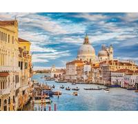 Puzzle 1000 pièces pour Adultes Venise Italie Épais Stable Précis Emboîtable Âges 14+ Jeu Familial Puzzle 38x52CM