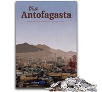 Puzzle 1000 pièces pour Adultes Visitez Antofagasta 1000 pièces pour Adolescents Améliorez l'amour Entre Couples à partir de 14 Ans (50x75cm)