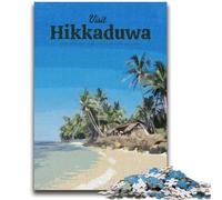 Puzzle 1000 pièces pour Adultes Visitez Hikkaduwa Jouet éducatif et éducatif Idéal comme Cadeau pour Toute la Famille (Taille 50x75cm)
