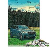 Puzzle 1000 pièces pour Adultes Volvo XC60 en Pleine Nature, Puzzle carré pour Adultes et Puzzles en Bois, décoration d'intérieur, Cadeaux de Vacances, 1000 pièces (75 x 50 cm)