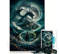 Puzzle 1000 pièces pour Adultes Vortex du Dragon Mystique (50x75cm) renforce la mémoire, se détend et s’Amuse pour Les fêtes