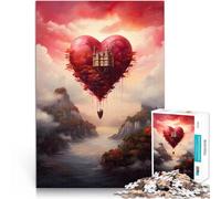 Puzzle 1000 pièces pour Adultes Voyage du cœur Difficile à réaliser mais Amusant et Humoristique Idées Cadeaux 38x26cm