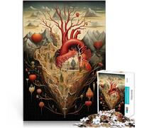 Puzzle 1000 pièces pour Adultes Voyage du cœur Jouets addictifs pour Le défi de l'intelligence cérébrale Jeu de défi Unique 26x38cm