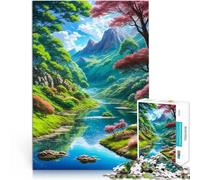 Puzzle 1000 pièces pour Adultes Vues séraphiques Séjour Anti-Stress pour Tuer Le Temps Jeu éducatif pour Anniversaire, Noël 38x26cm