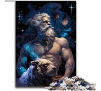 Puzzle 1000 pièces pour Adultes Zeus et Son Compagnon en Bois, Casse-tête Stimulant à Faire soi-même, Jeu Familial idéal ou Cadeau décoratif 1000 pièces(50x75cm)