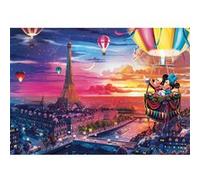 Puzzle 1000 pièces Premium Plus : Mickey et Minnie à Paris G