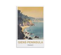 Puzzle 1000 pièces, Presqu'île de Giens, France, Puzzle en Bois, Jouet éducatif pour Adultes et Enfants, Jeu de décompression Familial, 52 x 38 cm