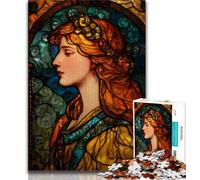 Puzzle 1000 pièces Prêtresse Maya pour Adolescents, Jouet éducatif et décompressant, Cadeau du Père Noël Secret (38x26cm)