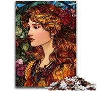 Puzzle 1000 pièces Prêtresse Maya pour Adultes et Adolescents, Jeu Stimulant et Jeu Familial, Cadeau d'anniversaire, Cadeaux, décoration Murale 26x38cm