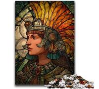 Puzzle 1000 pièces Prêtresse Maya pour Adultes et Adolescents, Jeu Stimulant et Jeu Familial, Interaction Parent-Enfant 26x38cm