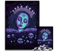Puzzle 1000 pièces Princesse endormie pour Adultes, idéal pour Les Anniversaires, Noël et Halloween 50x75cm/19,68x29,52 Pouces