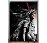 Puzzle 1000 pièces Princesse Mononoke Art Poster Japon Anime Papier pour Adultes Enfants Jeux Jouet Éducatif 70x50cm