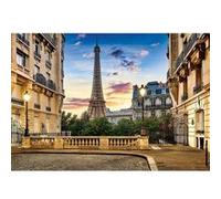 Puzzle 1000 pièces : Promenade dans Paris au coucher du soleil