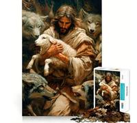 Puzzle 1000 pièces Protection de Jésus pour Adolescents, idéal pour développer la mémoire, se détendre et Offrir Un Joli Cadeau 50x75cm