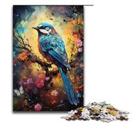 Puzzle 1000 pièces psychédélique coloré Bluebird pour Adultes Jeu Familial en Bois 1000 pièces (38 x 26 cm)