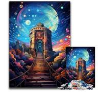 Puzzle 1000 pièces psychédélique coloré de l'Observatoire Puzzles Difficiles pour Adultes Parfait pour Les Anniversaires Noël et Halloween 1000 pièces (38x26cm)